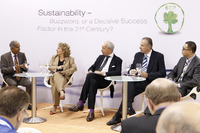 Panel discussion on sustainability at the GIFA trade fair stand of ASK Chemicals