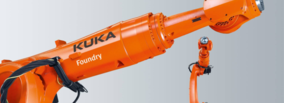 Heiß und dreckig hat er am liebsten: KUKA präsentiert eine neue Spezialvariante des erfolgreichen KR QUANTEC Roboters