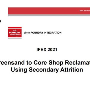 Greensand to Core Shop Reclamation Using Secondary Attrition