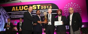 JAYA HIND INDUSTRIES WINS THE ALUCAST “BEST FOUNDRY 2014 - LARGE SCALE SECTOR”  AWARD