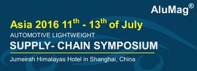 Final Call - Automotive Lightweight Supply-Chain Symposium With Webasto Shanghai Plant Tour, Shanghai 11th - 13th of July 2016 