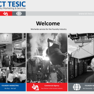 TCT Tesic - der internationale Spezialist für gebrauchte Gießereianlagen und Maschinen feiert 30-jähriges Bestehen