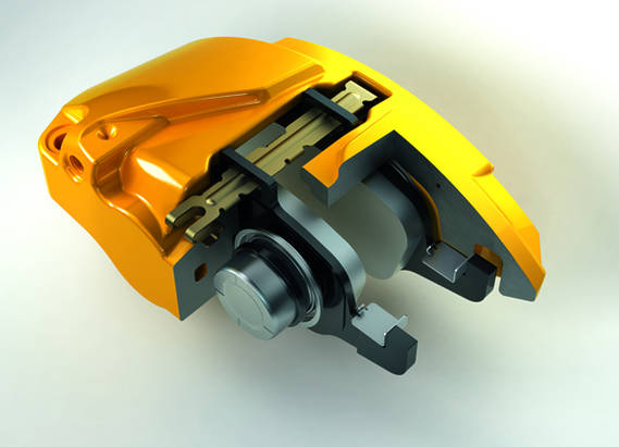 New Fixed-Type Caliper Brake for Consistent Light-Weight Design