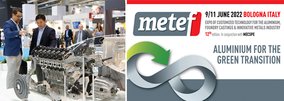 The "infinite" applications of aluminium: the global turnover of the whole sector in Italy exceeds 40 billion euros. To cope with the new challenges, METEF returns to BolognaFiere from 9 to 11 June, at the same time as MECSPE