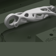 Design brief: 3D printed casting of 3-foot long robot arm