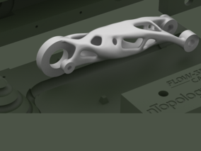 Design brief: 3D printed casting of 3-foot long robot arm