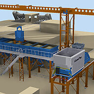 Four furnace chargers and a fully automatic charging plant. 