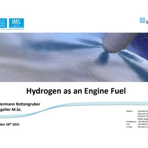Hydrogen as Engine Fuel