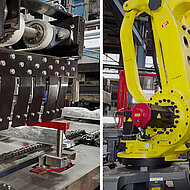 Palletizer for aluminium ingots