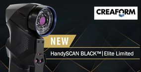 The inventor of the first portable, self-positioning 3D laser scanner achieves another breakthrough with the new HandySCAN BLACK|Elite Limited
