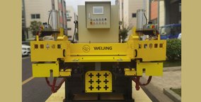 2-axis grinding machine from Weijing for a foundry in Tunisia