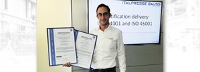 Delivering die casting excellence: Italpresse Gauss’ performance and processes certified to latest ISO 14001 and 45001
