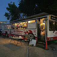 Metal foundry on wheels casts art into local communities