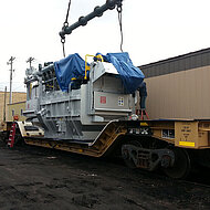 StrikoWestofen Group: 70-ton aluminum furnace shipping out of Zeeland 