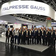 AT EUROGUSS 2020 ITALPRESSE GAUSS SHOWS THE FIRST AND THE BIGGEST TOGGLE-FREE TWO-PLATEN DIE CASTING MACHINE WITH A CLOSING FORCE OF 5700T