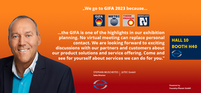 The GIFA is one of the highlights in our exhibition planning. No virtual meeting can replace personal contact. We are looking forward to exciting discussions with our partners and customers about our product solutions and service o