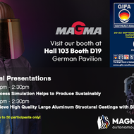 Join MAGMA at the 2nd Edition of GIFA Southeast Asia in Bangkok, Thailand this September!