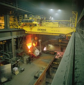 Demag casting cranes for the metal and minerals processing sector