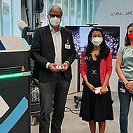 Überraschungsgeschenk aus dem ALPHA 140 3D-Laserdrucker bei kurtz ersa