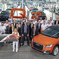 GER - Audi begins production of India-bound Q2 SUV at Ingolstadt plant, Germany