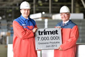 Trimet: Seven millionth ton of aluminium produced in the foundry