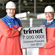 Trimet: Seven millionth ton of aluminium produced in the foundry