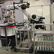 RÖSLER: Innovative robotic solution: fully automatic Vibratory Finishing