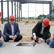 Grundsteinlegung für die neue Eisengießerei