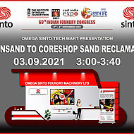 Safe the date for Webinar 03.09.2021 Omega Greensand to Coreshop Sand Reclamation