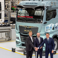 Historisch: MAN startet Serienproduktion von E-Lkw