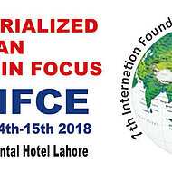 Pakistan Foundry Association is pleased to announce the 7th International Foundry Congress & Exhibition (IFCE-2018) to be held on 14-15th November, 2018 at PC Hotel- Lahore, Pakistan. 