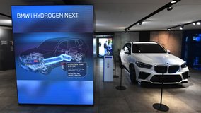 GER - BMW starts European road tests of hydrogen fuel cell cars