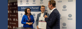 Best Apprentice Award 2021 - Volkswagen Poznań presents the award for the best apprentice
