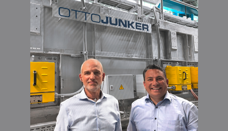 OTTO JUNKER paving the way towards climate-neutrality: Successful electrification of a billet heater in Austria