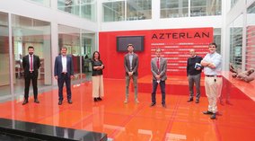 Visit of the the President of the WFO (World Foundry Organization) and the General Secretary from CAEF (Europena Foundry Association) to AZTERLAN Metallurgy Research Centre