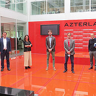 Visit of the the President of the WFO (World Foundry Organization) and the General Secretary from CAEF (Europena Foundry Association) to AZTERLAN Metallurgy Research Centre