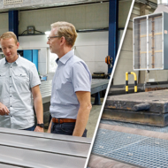 Large castings reliably desanded using blasting technology