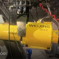 Weijing: Degating Windmill Castings in China