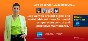 We go to GIFA because we want to present our digital and sustainable solutions for mould temperature control and predictive maintenance