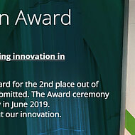 Award for the ACS – Advanced Core Solutions-Team by the IQ Innovation Award 2019