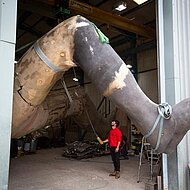 UK - Giant bronze sculpture will be largest cast in UK