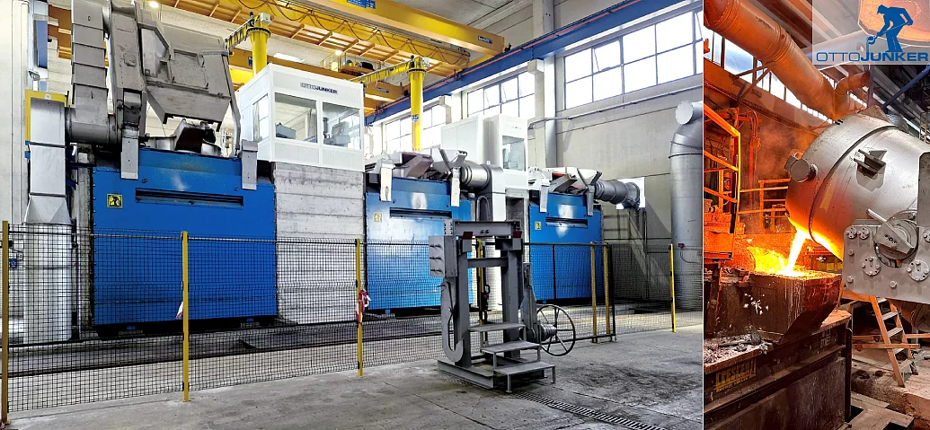 Technology implementation by OTTO JUNKER: Fonderie De Riccardis switch to CO₂-neutral operation 