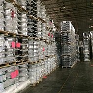 180 metric tons of Aluminum Wheels available