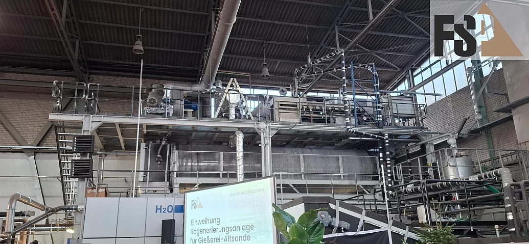 FSP GmbH Opens New Foundry Sand Regeneration Facility in Stuttgart