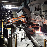 Two LiquiRob systems for continuous casting machines commissioned at Baosteel Meishan