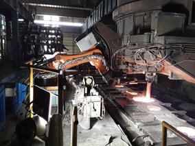 Two LiquiRob systems for continuous casting machines commissioned at Baosteel Meishan