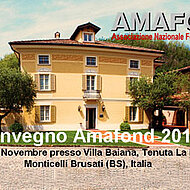 AMAFOND Conference 2012 in Monticelli Brusati, Italy 30.11.12