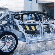 GF Casting Solutions with a new show car