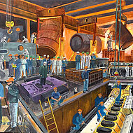 Siempelkamp Giesserei – Krefeld, Germany Painting by David Knapp 