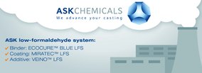ASK: New low-formaldehyde system for cold box production
